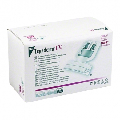 TEGADERM transparent sterile film dressing with fixing strips and TNT edge