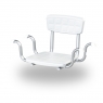 Width adjustable bath seat with backrest - King line