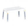 Small height adjustable shower stool - King line