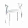 Shower stool with armrests