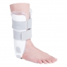 Bivalve ankle support
with silicone inserts