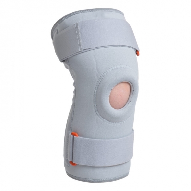 Open patella knee
support with stabilizing ring