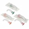 Anatomic Guedel cannula, made of non-toxic PVC, in sterile packaging