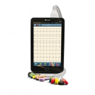 Elettrocardiografo portatile digitale interpretativo 12 derivazioni formato Tablet