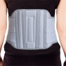 Lumbar orthopedic corset
with removable pelota on the back