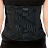 Dorsacross - Lumbar orthopedic
corset with crossed support
on the back and adjustable splints