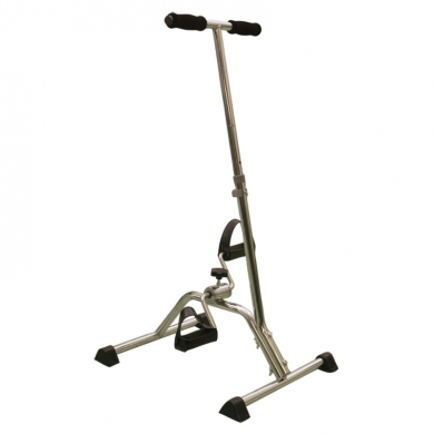 Pedal exerciser with gripse
