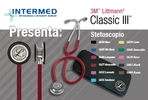 Classic III - Stetoscopio Littmann con pochette inclusa