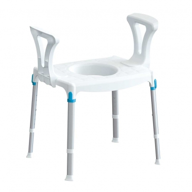 Sgabello doccia e comoda con braccioli linea LUX Sgabello doccia e comoda con braccioli linea LUX