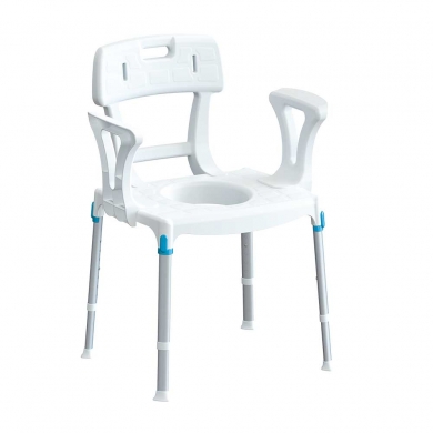 Sedia doccia e comoda con braccioli - linea LUX Sedia doccia e comoda con braccioli - linea LUX