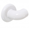 End piece for lined grab bars End piece for lined grab bars