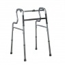 Folding aluminum walker with double handles Folding aluminum walker with double handles