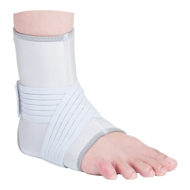 Cavigliera con fasce elastiche di contenzione Cavigliera con fasce elastiche di contenzione