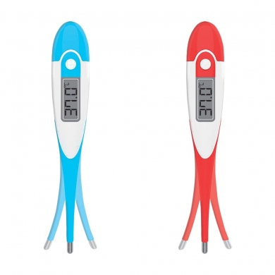 Digital thermometer with flexible tip Digital thermometer with flexible tip