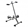 Pedal exerciser with rotating grips and pole Pedal exerciser with rotating grips and pole