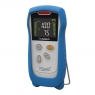 Palm type Pulse Oximeter with shock
resistant rubber cover