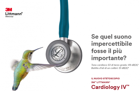 Ausculta il rumore del silenzio - Stetoscopio 3M ™ Littmann® Cardiology IV ™ Ausculta il rumore del silenzio - Stetoscopio 3M ™ Littmann® Cardiology IV ™